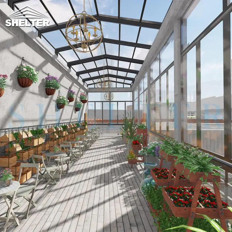 Customized Commercial Insulated Rooftop Sunrooms for Residential Design
