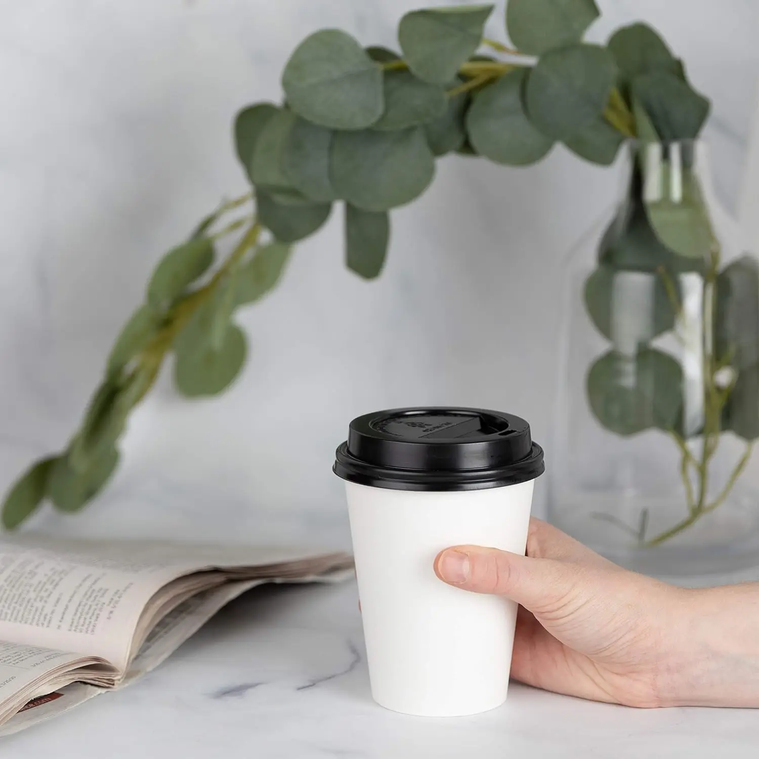 China High Quality Hot Coffee Lid Made Cup Cover Wholesale Plastic Cups PP Lids for Coffee Cup Packaging