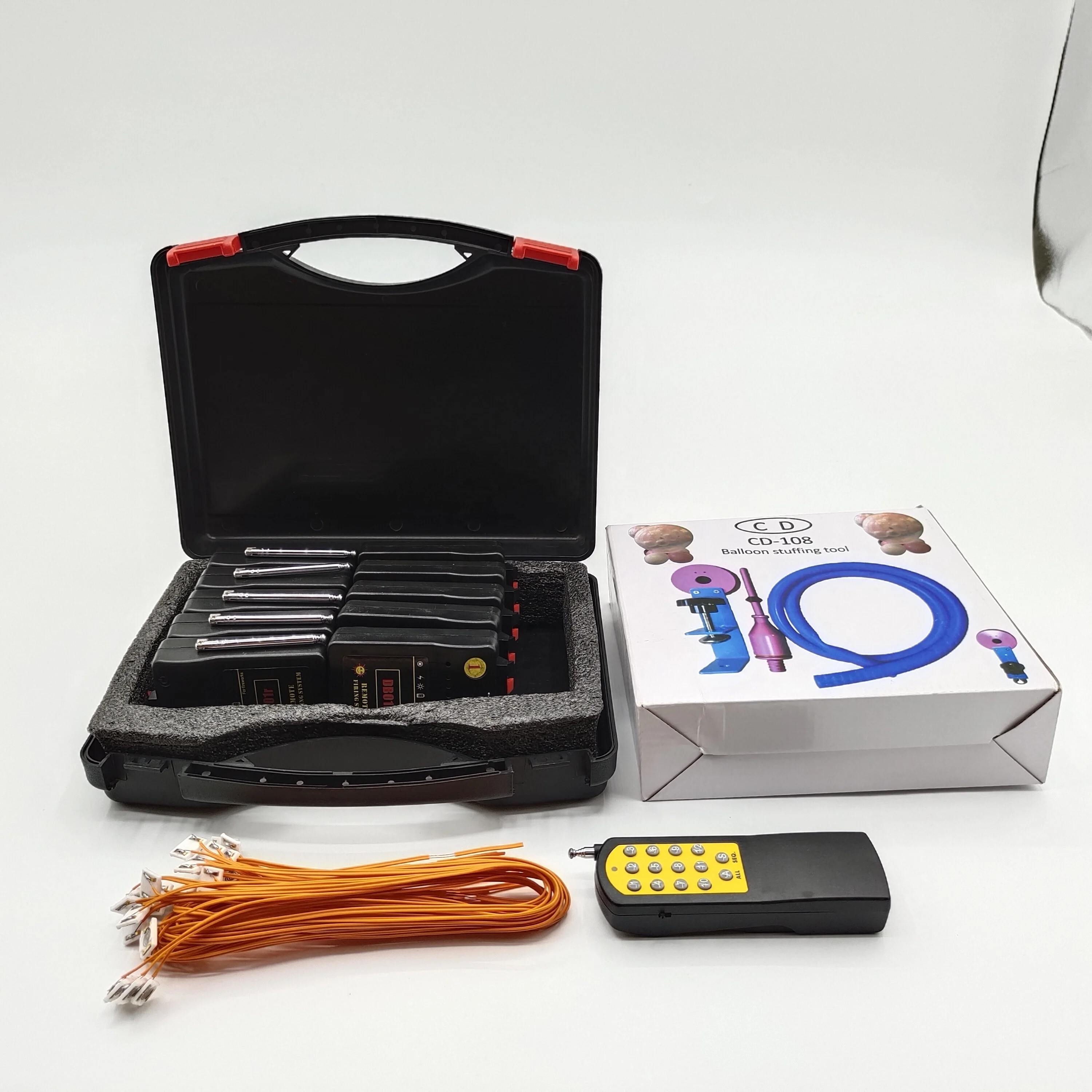 Remote Control Balloon detonation System With Ci9 20 and Balloon Stuffing Tool For Bride Wedding Decorations