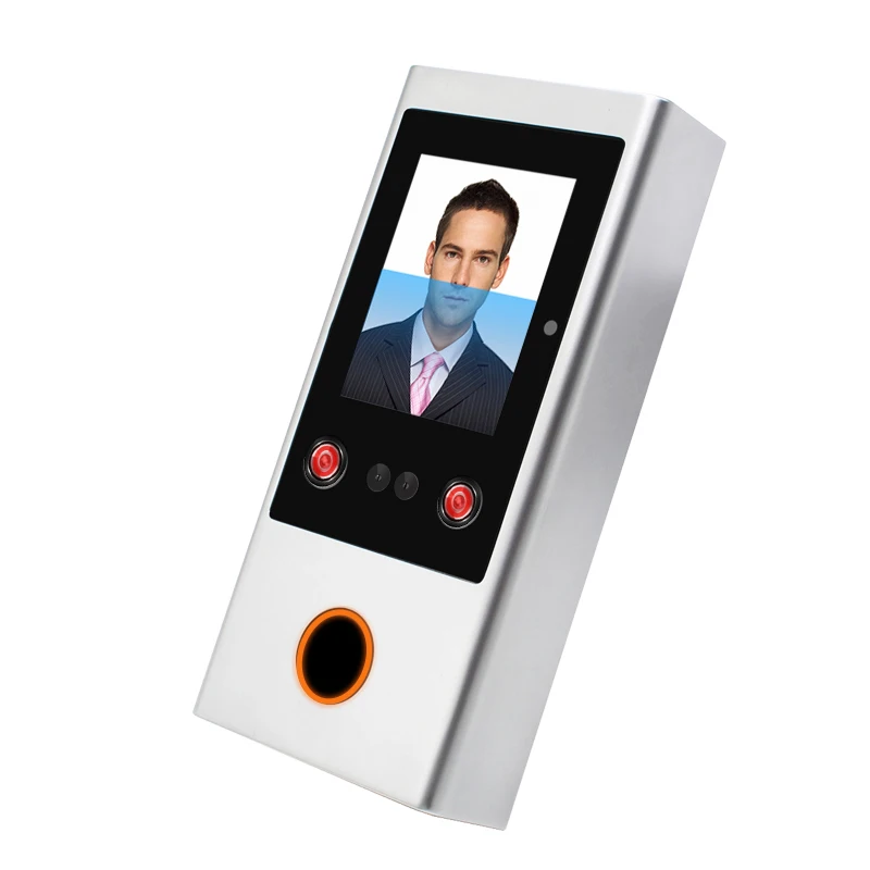 Metal Intelligent face recognition access biometric terminal for access control system