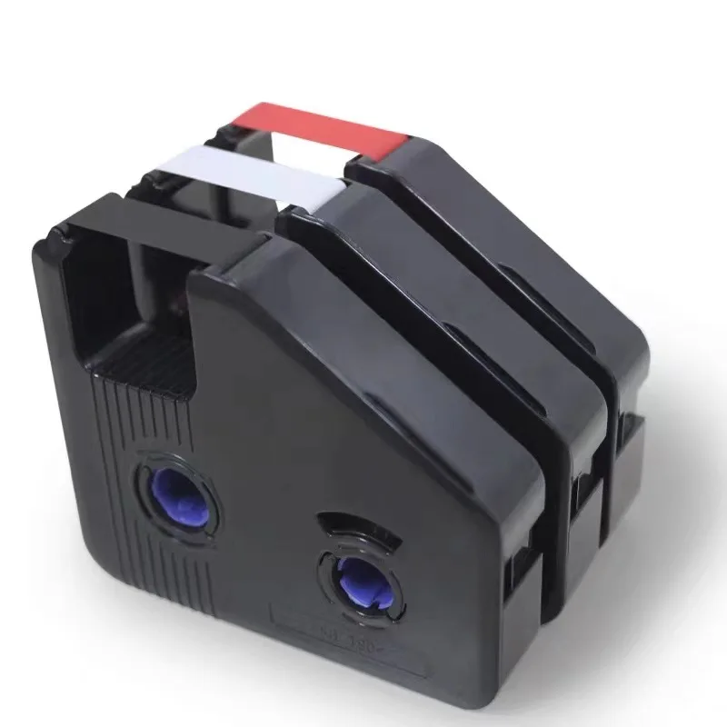 Original 80M Black Printer Ribbon Sticker PVC Tube Label Tape for C-280E C-280T Line Cable Wire Marking Machine Label Printer