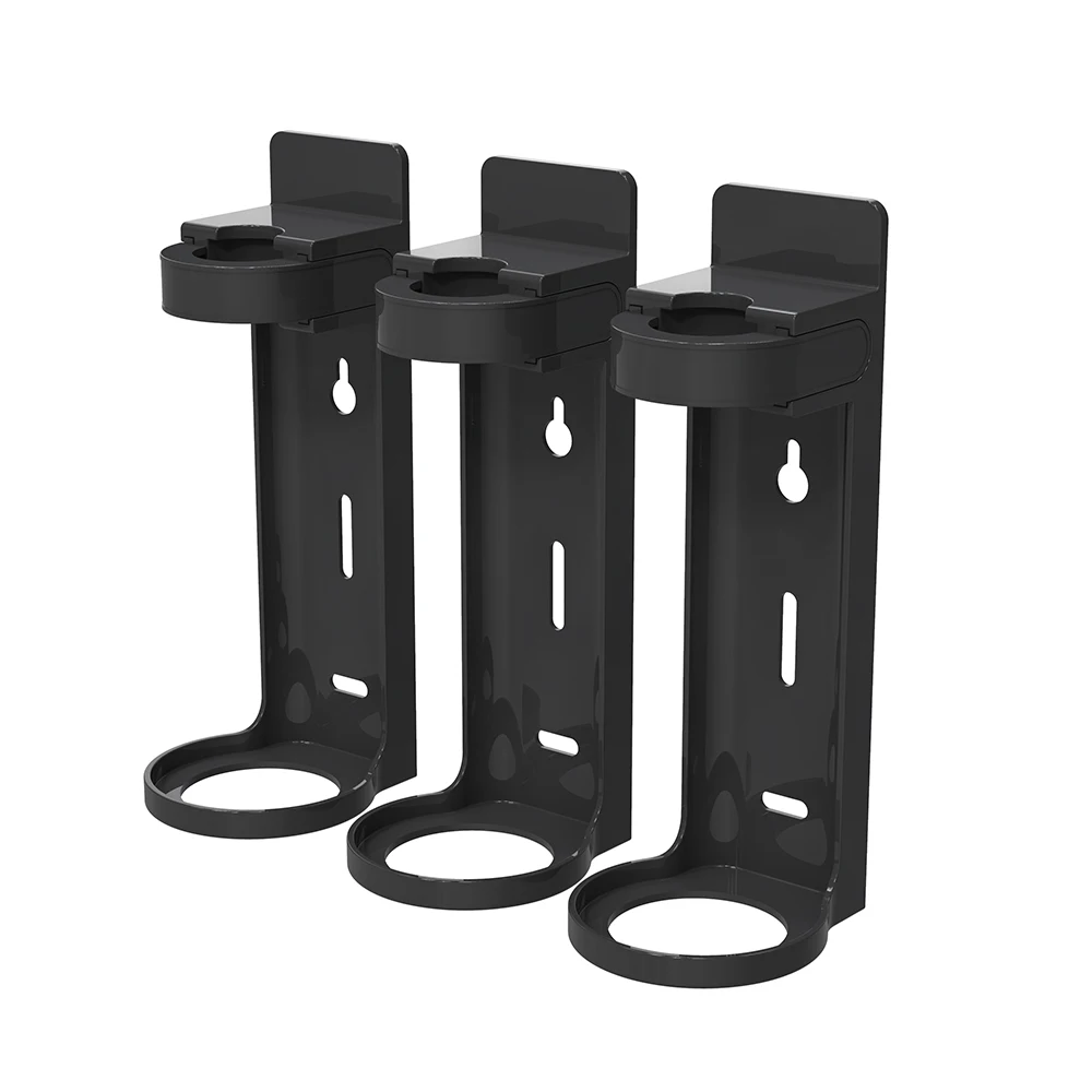 AOLQ direct factory hotel bathroom shower conditioner soap holder plastic wall brackets with empty bottles