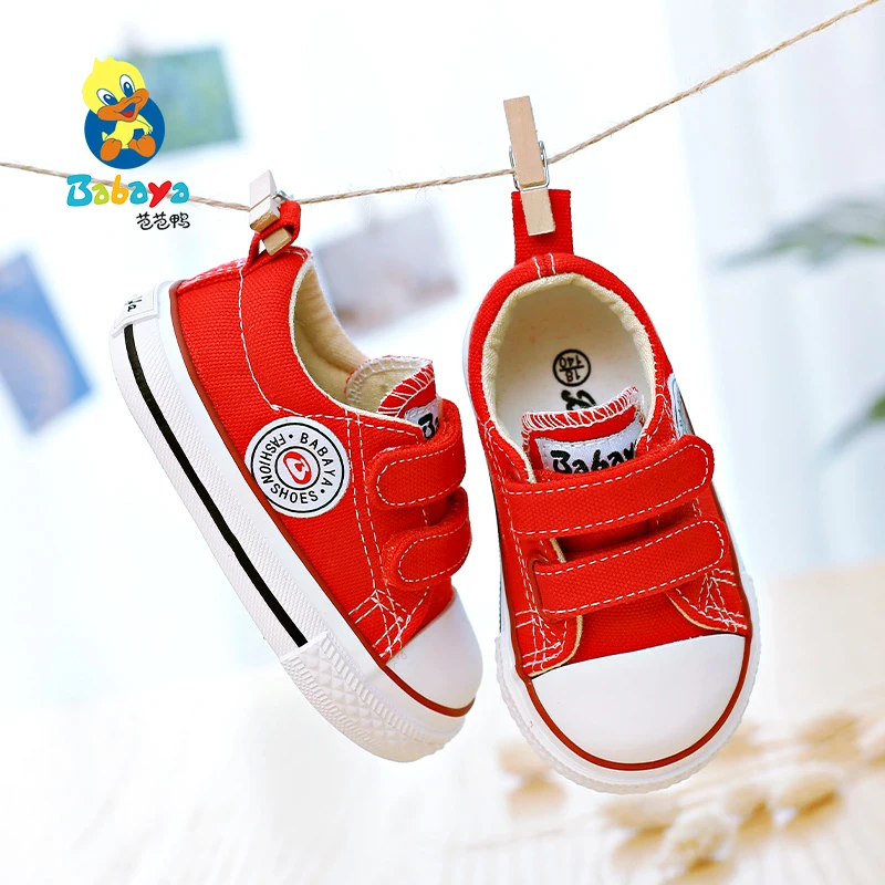 
2020 latest kids stylish fashion cute rubber sole canvas children shoes 
