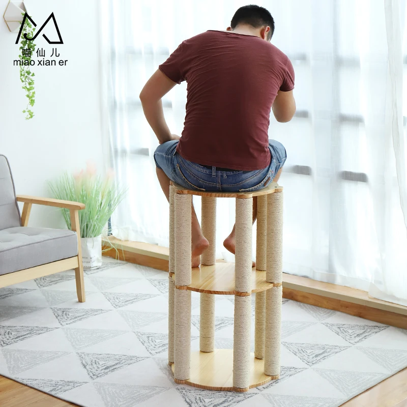 Fun furniture climbing gyms  tree tower cat trees for big cats