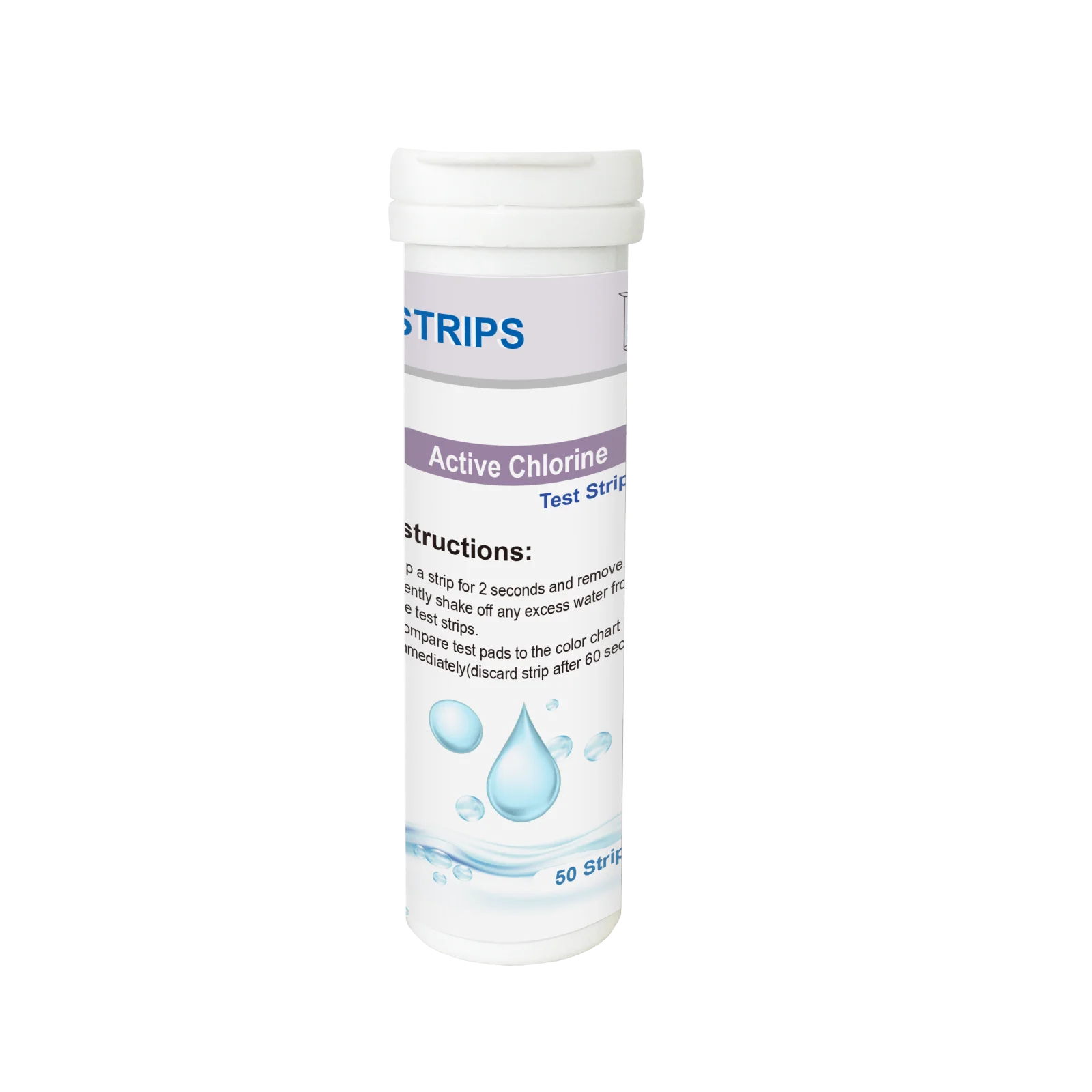 Active chlorine test paper effective chlorine concentration detection test paper