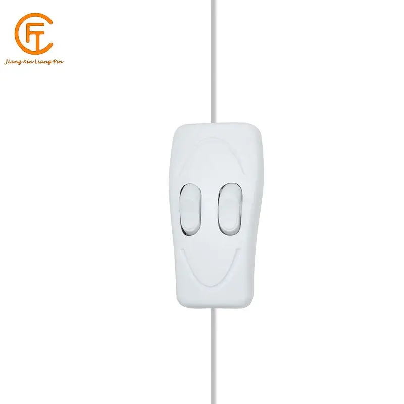 Luminaire smiling face double control switch line