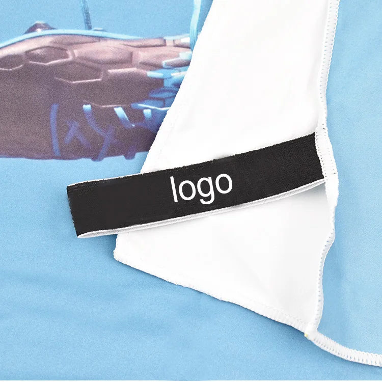 Micro Fiber Printed Oversized Large Luxury Pool Gym Customized RPET Beach Towel