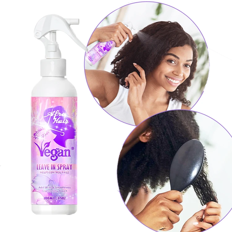 Private Label Helps Control Frizz Smooth Knots Detangle Spray Detangling Hair Spray
