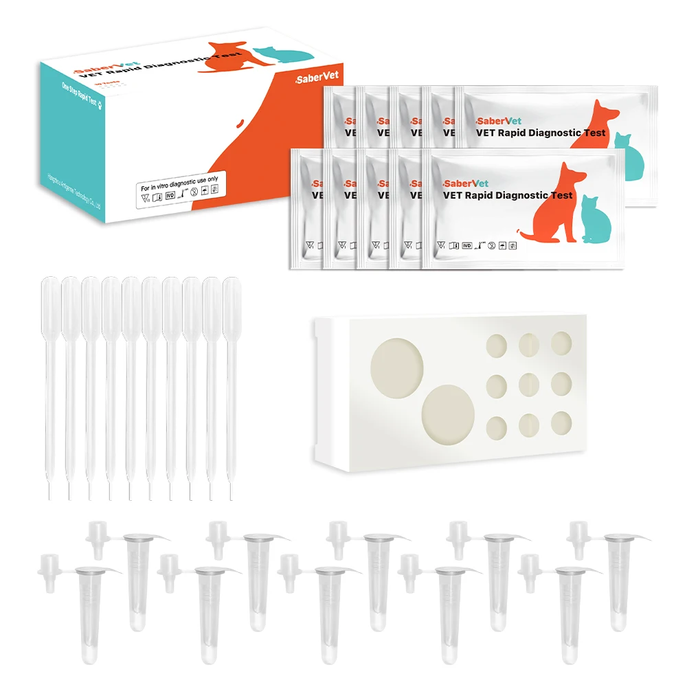 SaberVet rapid detection kit home testing kit blood typing veterinary diagnostic test kits