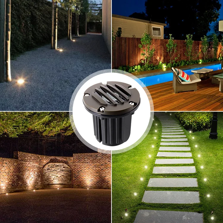 Hot Sale Solid Brass IP65 Waterproof Pool Walkway Yard Landscape Lighting Led Underground Lights Outdoor Garden Inground Light