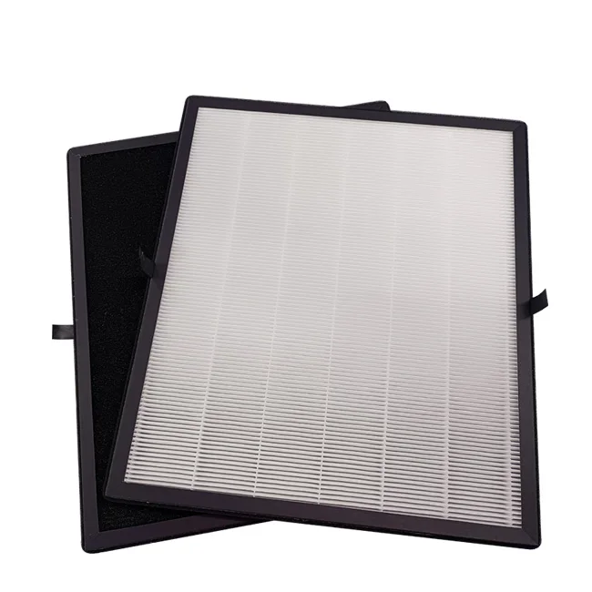 Customization 0.3 Micron H13 HEPA and activated carbon sponge type composite filter for household air purifier