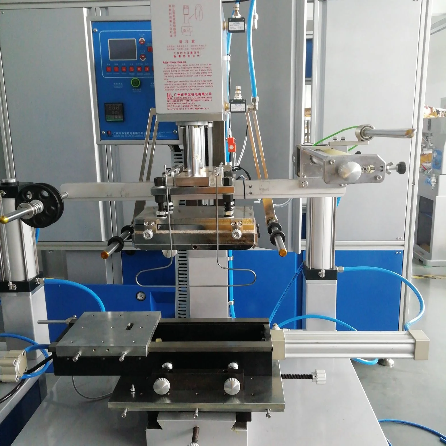 SF-6BC/150 Plane and Round Hot Stamping Machine bottle cap hot stamping machine