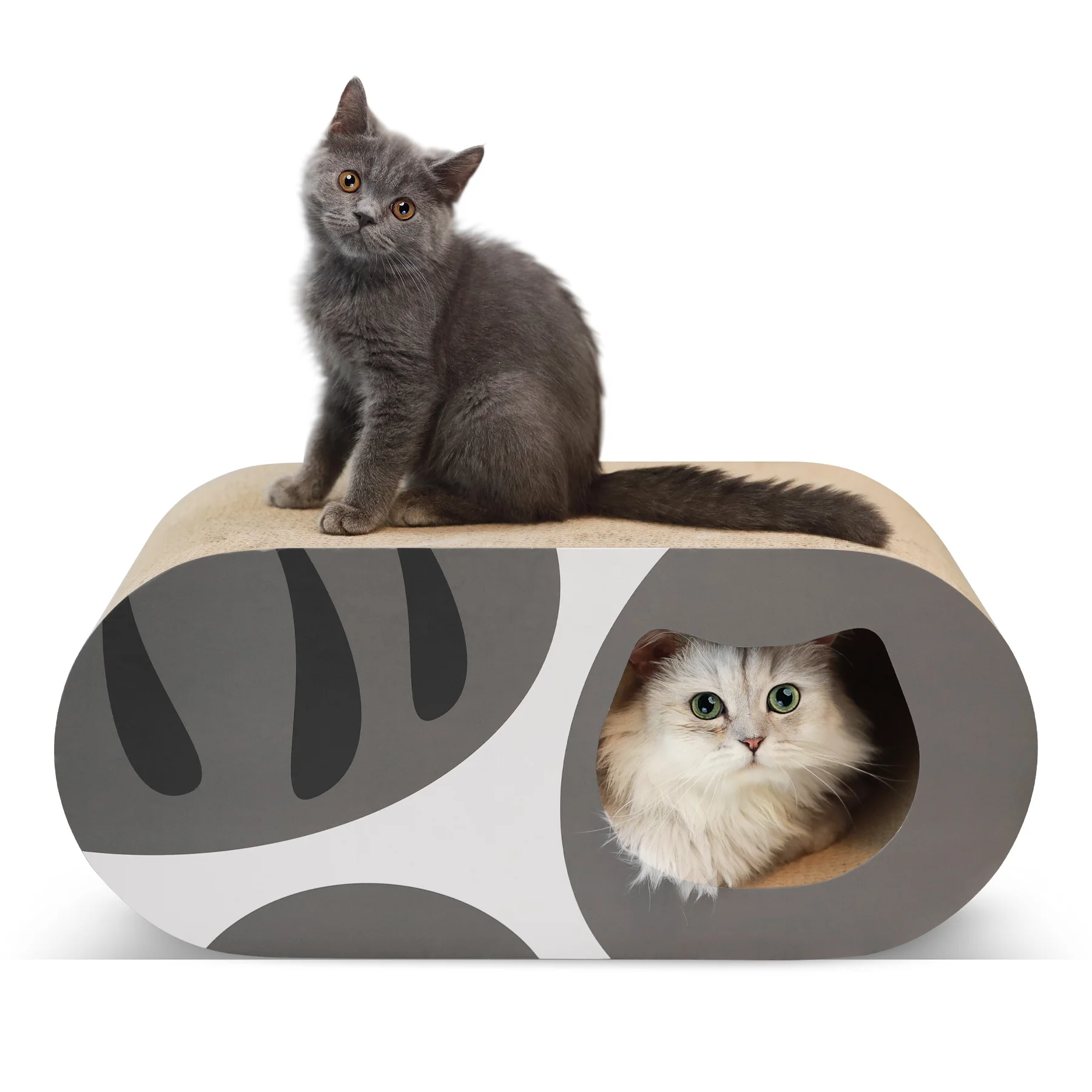Anti-slip cat scratcher corrugated cardboard Pet Products Cat House Pet Suppliers with  Free Samples Puppy Pads Pink Soft
