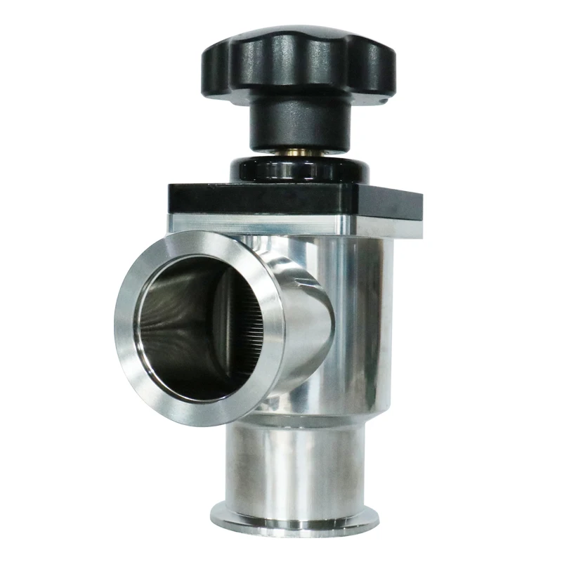 KF16 High Vacuum exhaust cutout valve with ultra high vacuum