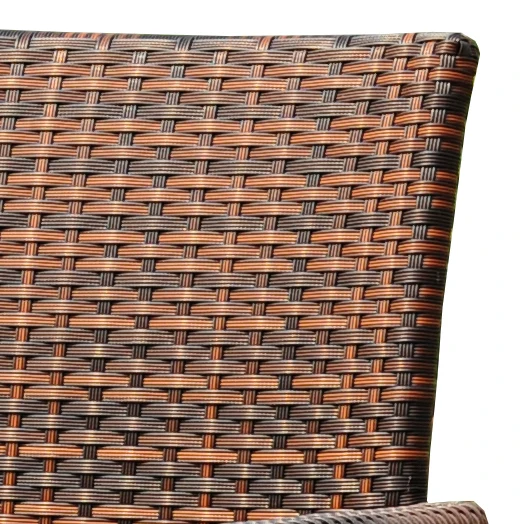 Outdoor Garden Plastic PE Rattan / Wicker Arm Chairs