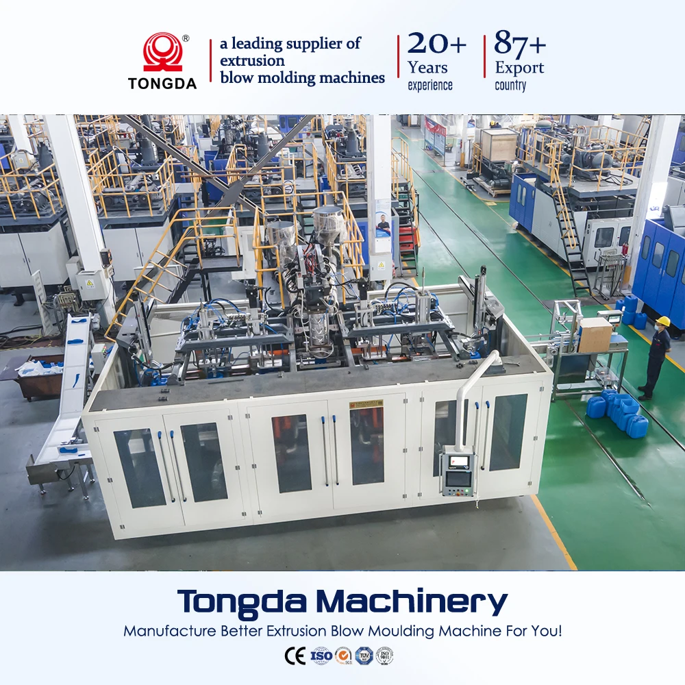 TONGDA HSll 30L Double Layer Plastic Drum 30L Blow Molding Machine 2 Layer Blue Drum Making Machine