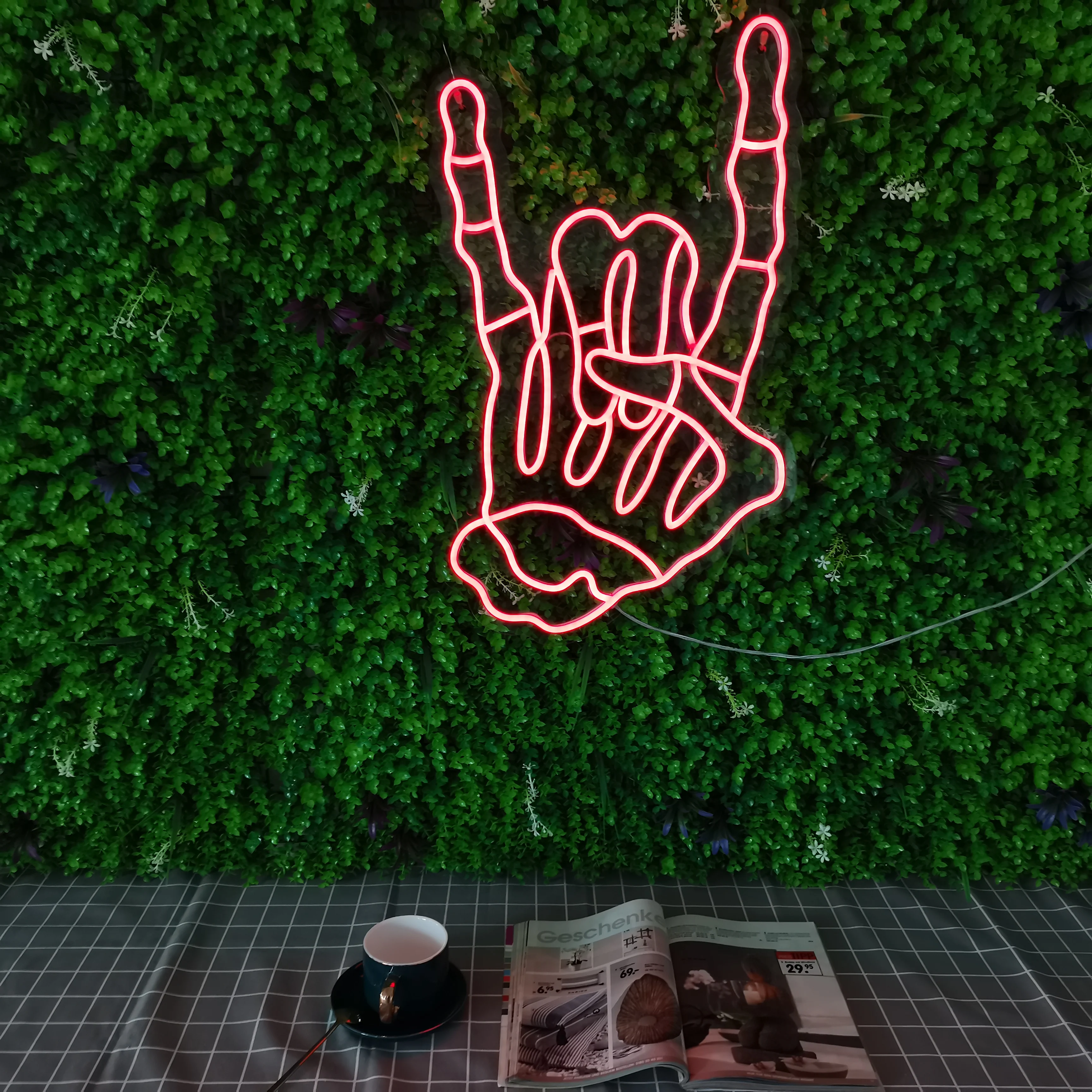 Manufacturer Custom Outdoor Store Acrylic Neon Light Sign Jordan Neon Sign Letters Led Enseigne Neon