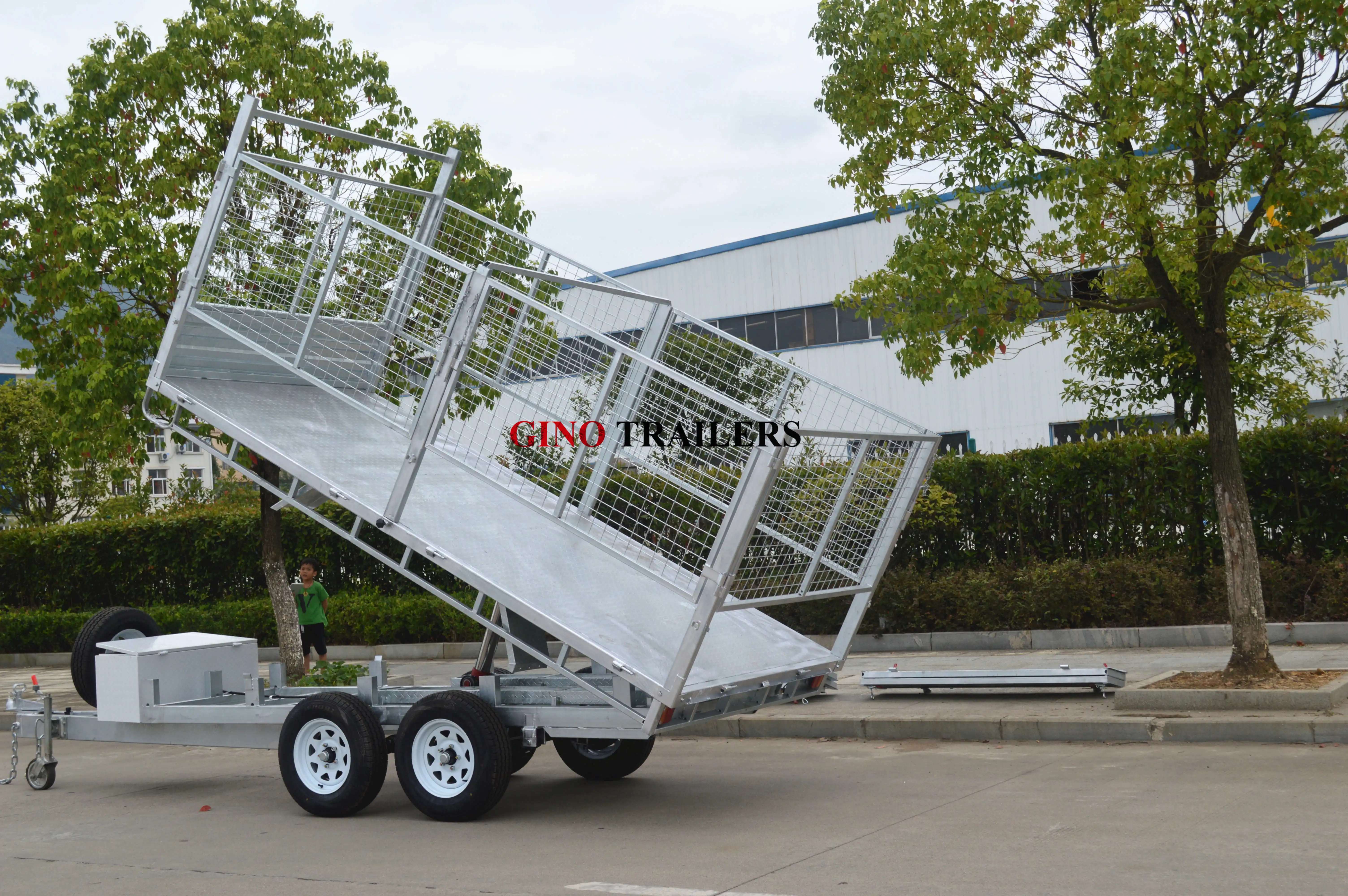 4 wheel utility trailer made in china with best price