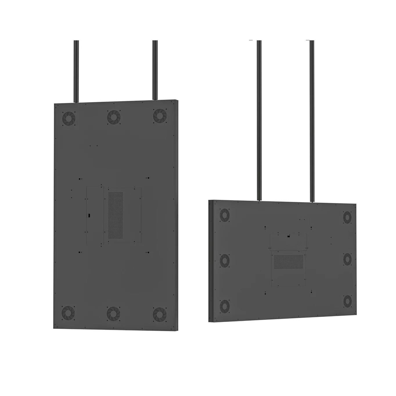 55 inches High Brightness Window monitor LCD Sunlight Readable Window Facing Display Ceiling Window facing display screen