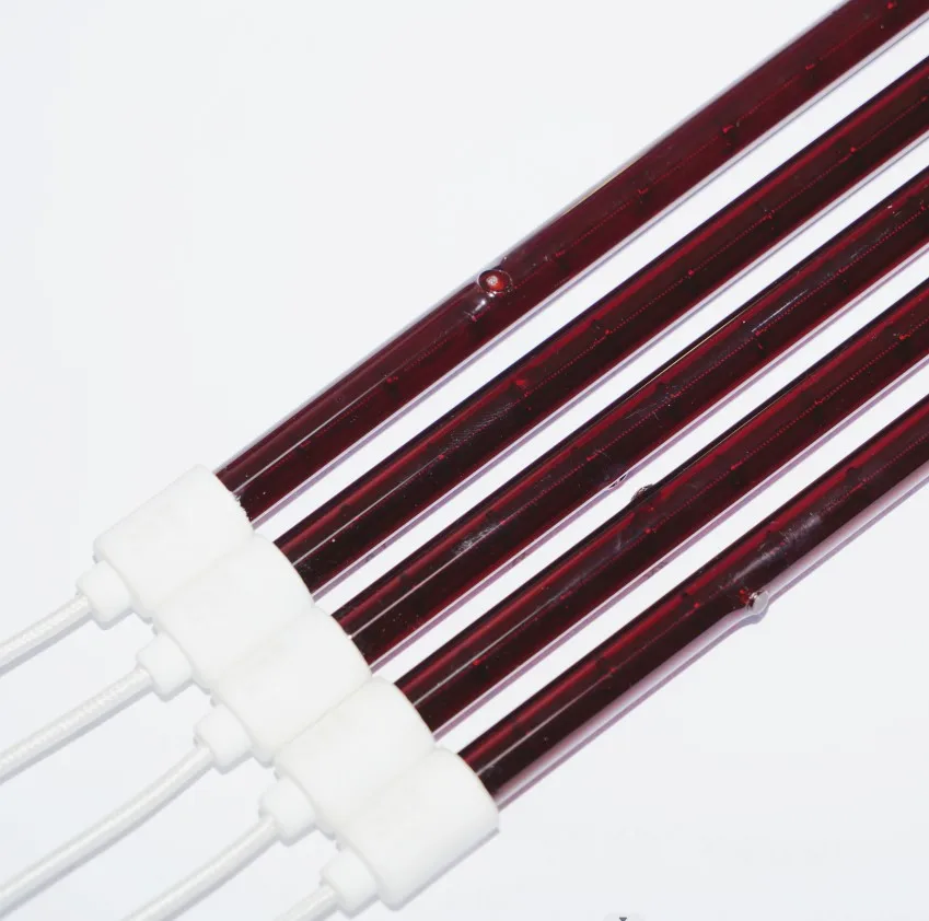 Manufacture wholesale quartz glass ir infra red infrared heater line tube bulb for printing