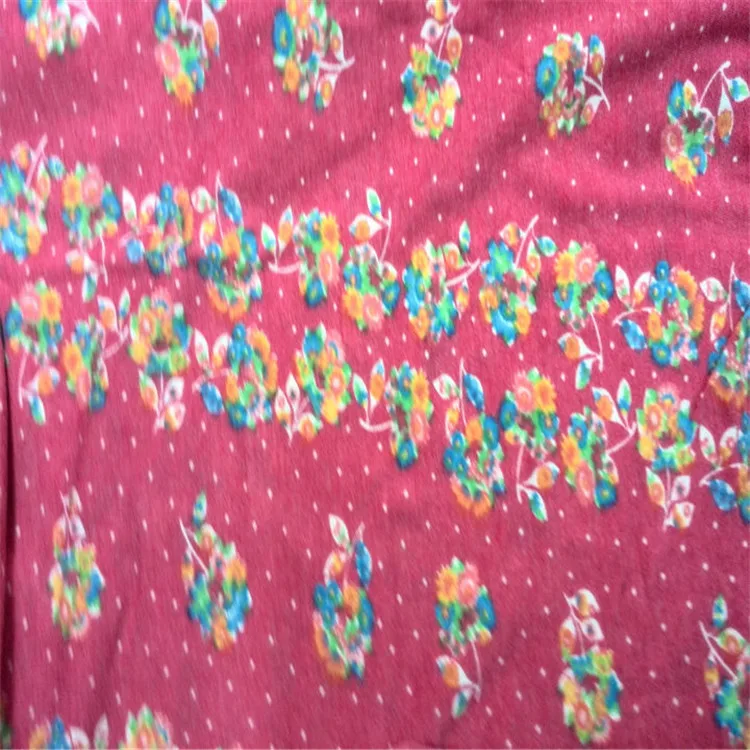 Printed Bamboo Elastic Jersey Knit Fabric