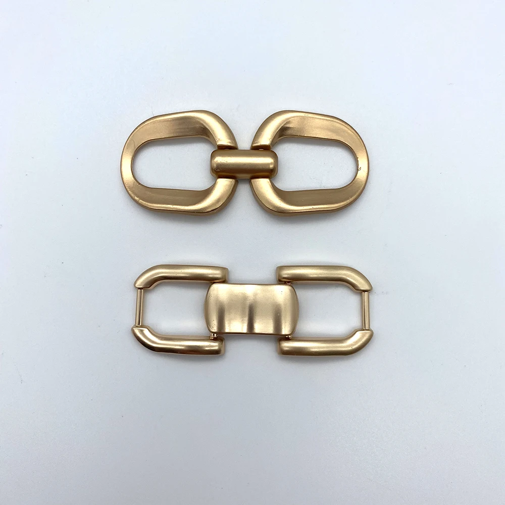 High Quality Customize Design Zinc Alloy Accessories Metal Chain Buckle For Ladies Shoe