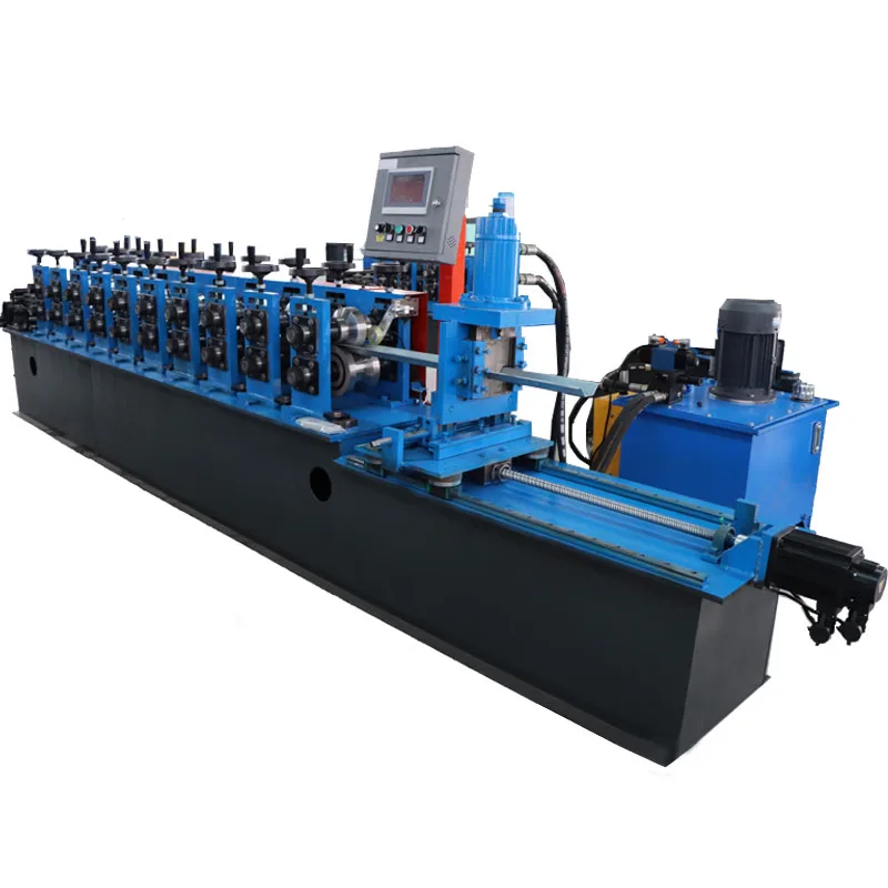 Automatic High Speed Stud Gypsum Board Metal Steel Omega Light Steel Top Hat Channel Furring Truss Roll Forming Machine For Sale