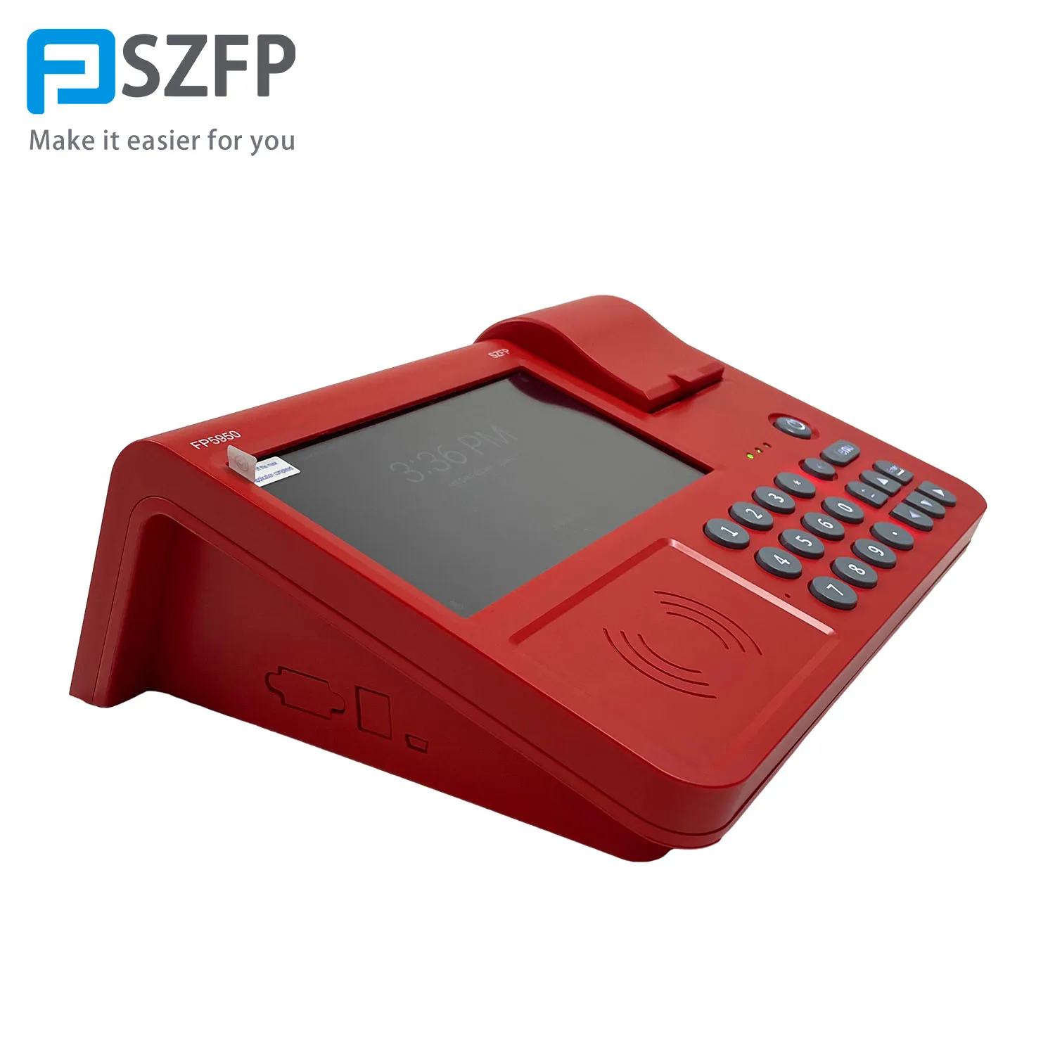 FP5950 Android thermal printing POS terminal  big size pos machine