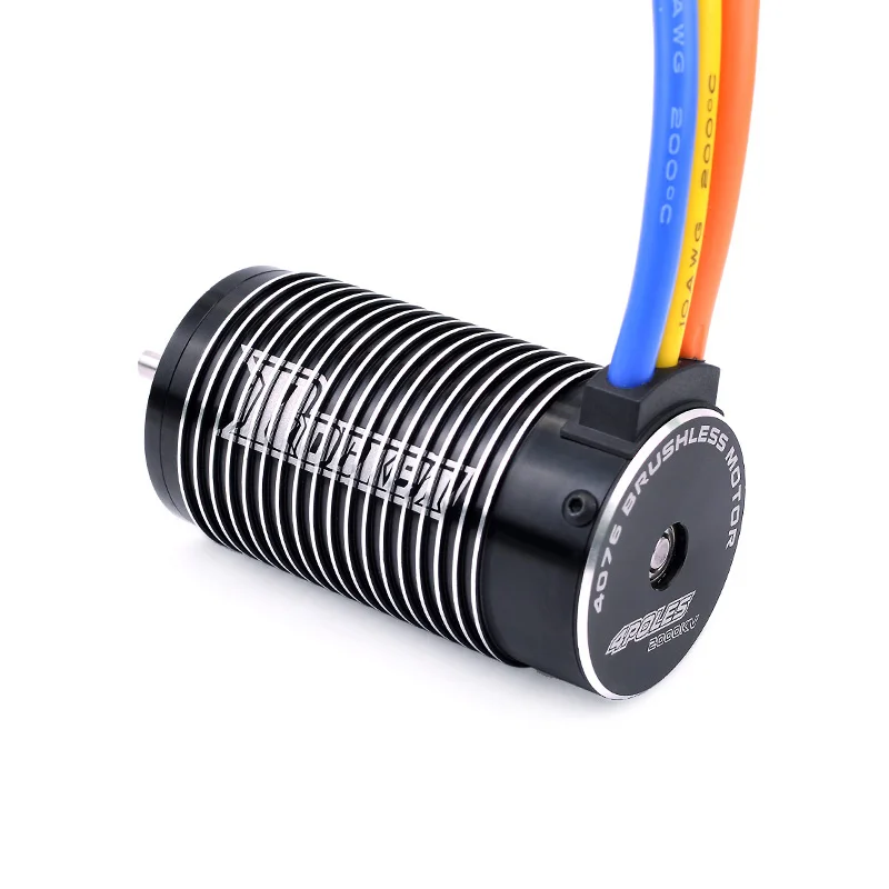 Rocket surpass 1/8 scale 4076 sensorless brushless motor for RC Monster Truck and Truggy