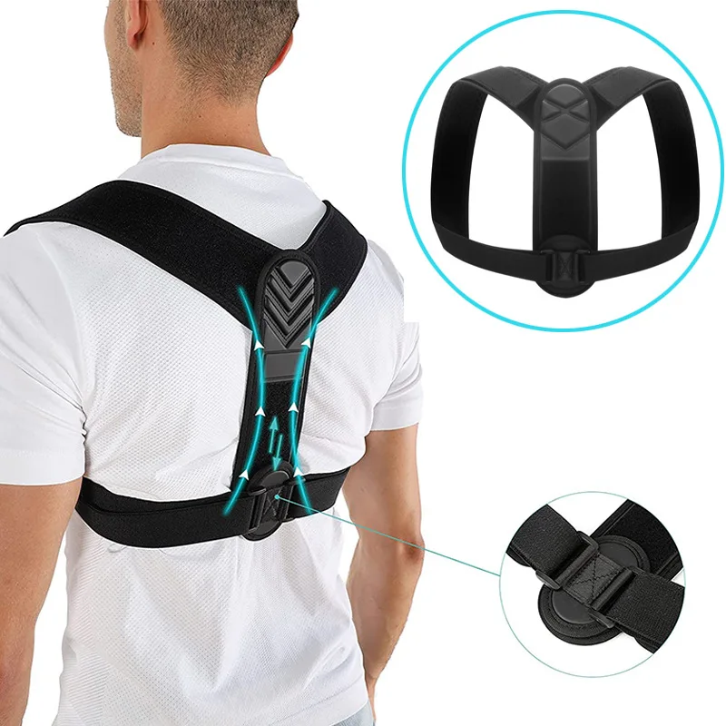 Posture Corrector For Men And Women Adjustable Upper Back Brace For Clavicle To Support Neck, Back and Shoulder