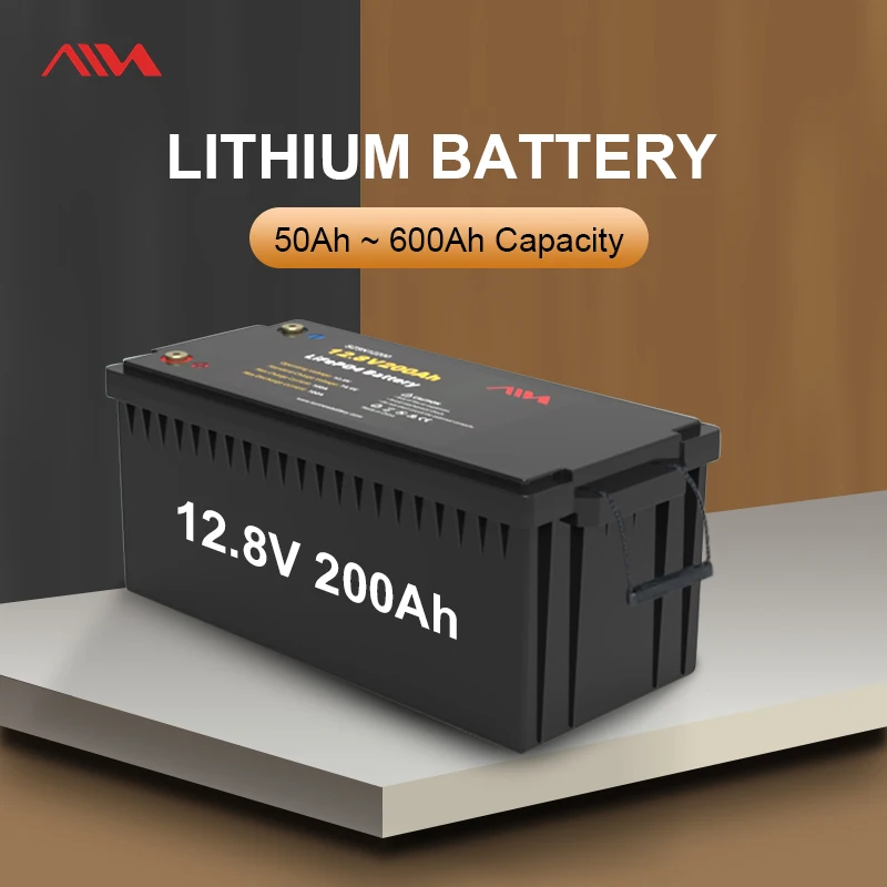 Литиевая солнечная батарея 12 В Lifepo4 100Ah 200A литий-ионная ячейка для PV/домашней системы хранения энергии