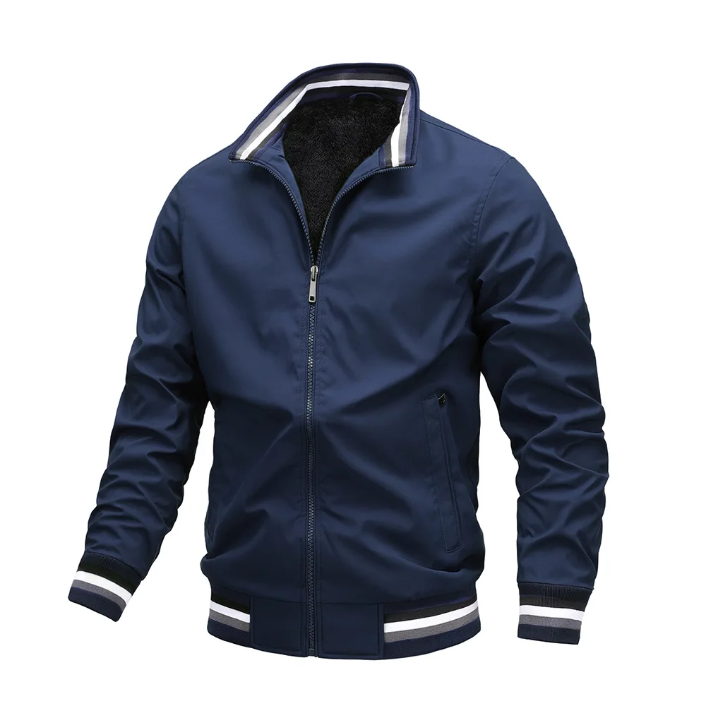 
Wholesale Spring&Autumn Stand Collar Jogging Tennis Outdoor Casual Sports Golf Men Jacket 