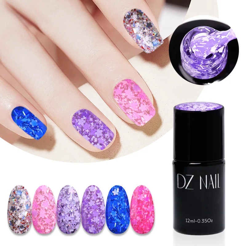 DZ Nail Wholesale new color enamel gel polish nails polish colour uv gel