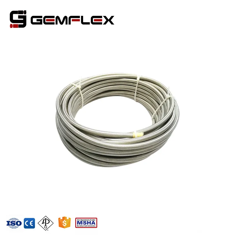 
ss 316 braid steam iron plastic corrugated ptfe convoluted hose 