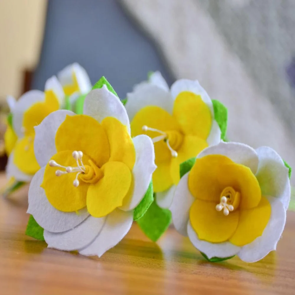Non-woven Fabric Felt Supplies Handicraft Kits DIY Artificial Flower Making Set for Home Decorating Onarment
