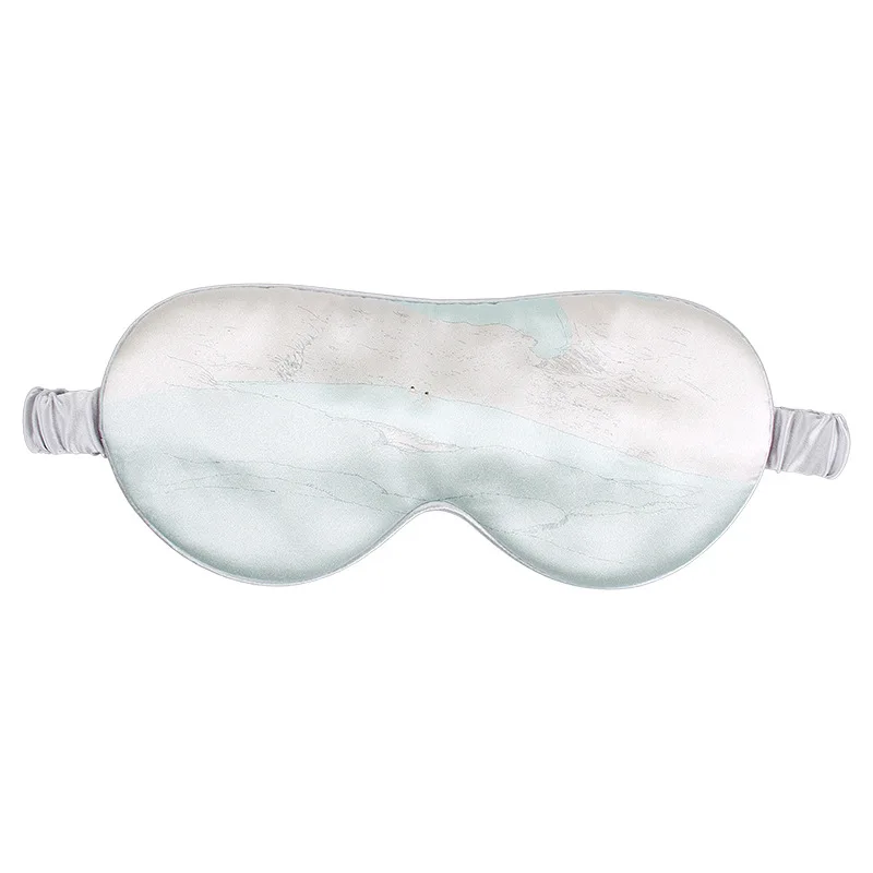 6A Grade Quality Printing 19mm Real Silk Eye Mask 100% Mulberry Soft Breathable Sleeping Eye Mask