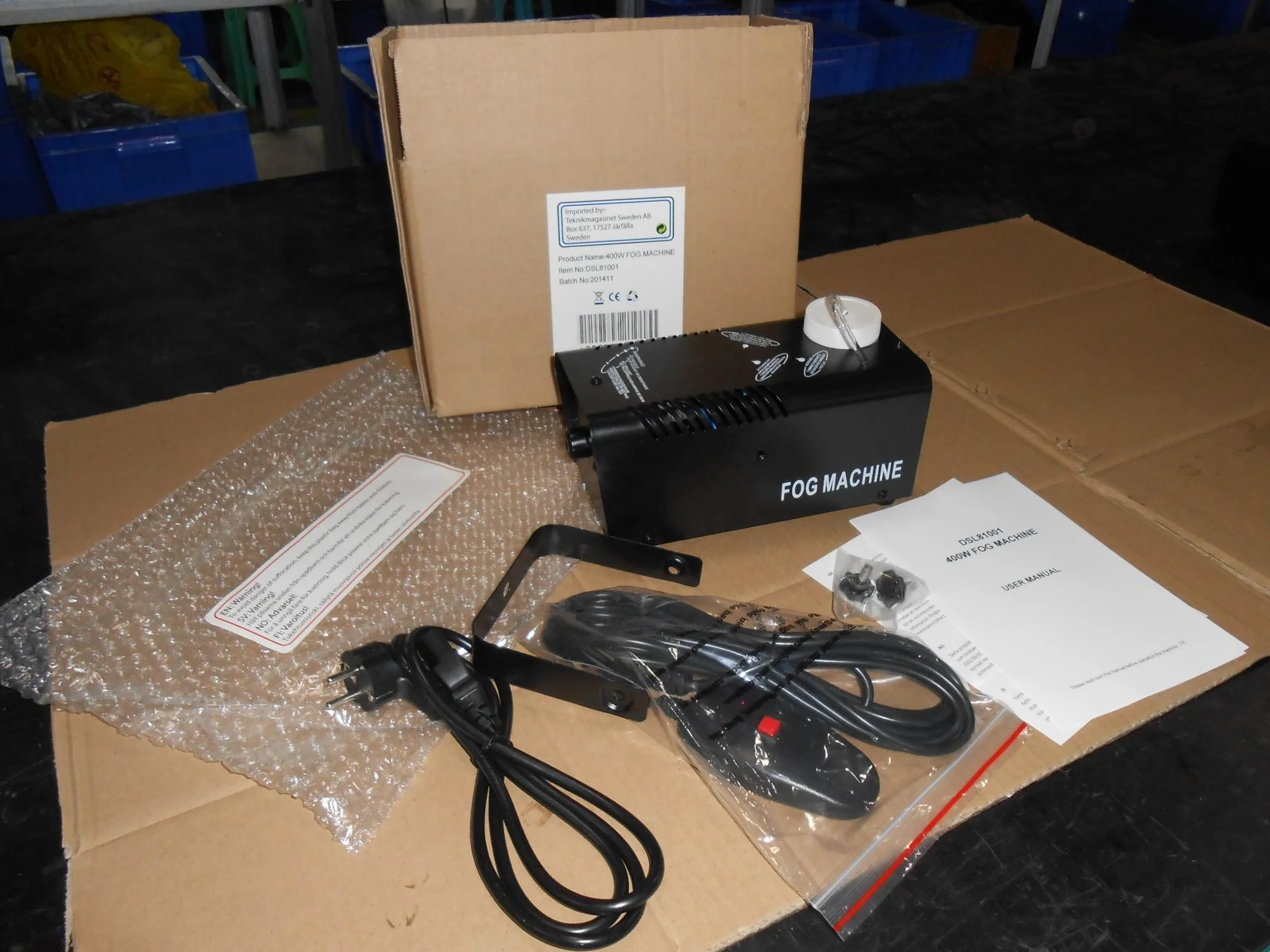 
400W Mini DJ Smoke FOG Machine with Wired Remote Control 