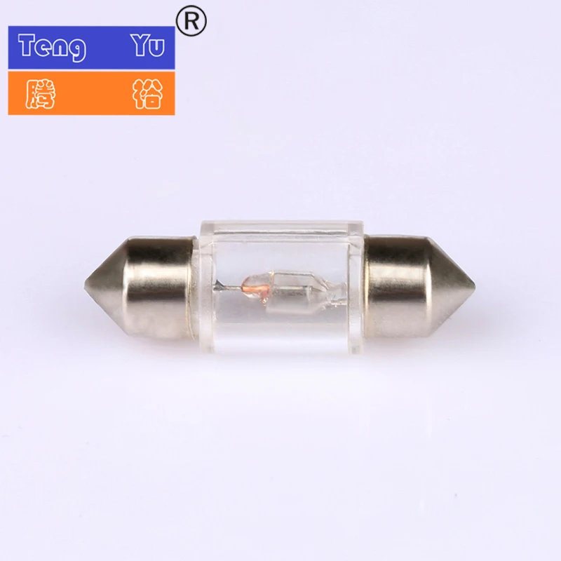 SV8.5 festoon xenon 12V10W car ceiling light 39mm auto license plate bulb