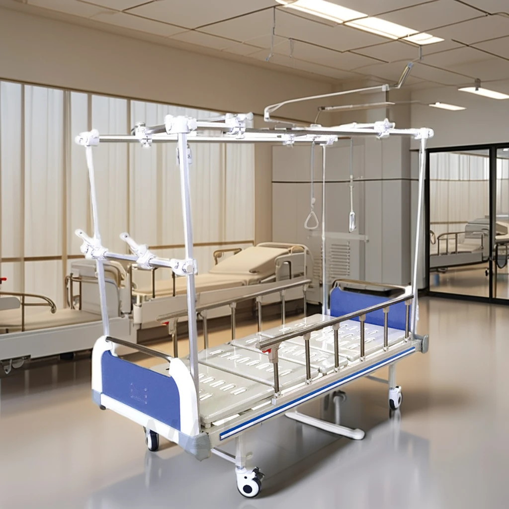HDP-A03 Hospital Furniture Medical Orthopaedics Traction Frame Bed For Patients