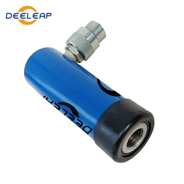 DY-RC-102FB Single Acting Small Hydraulic Jack Cylinder 10 Ton Capacity Made of Steel