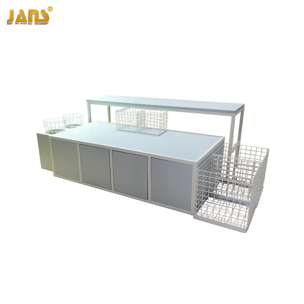 
Clothing snacks cosmetics stationery multi-functional island display rack 