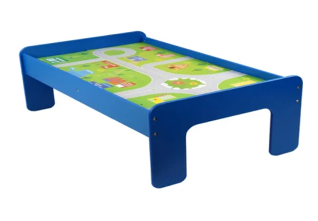 
Hot sell wood snatch block set toy table 