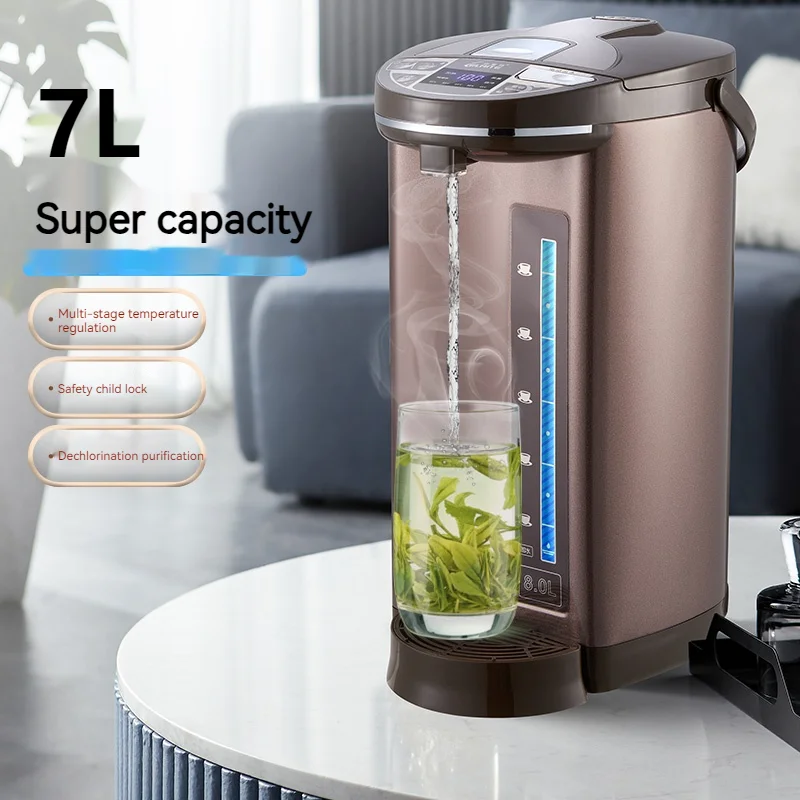 Factory Direct 7L Household Automatic Electric Thermos Pot Air Pot 304 Stainless Steel Kettle Electric For Boiling Water