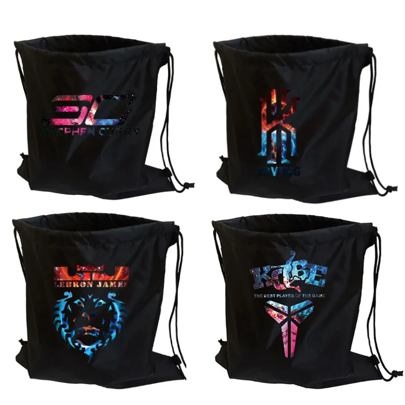 Factory wholesale sports letter brother Durant Leonard Thompson basketball bag drawstring backpack net bag