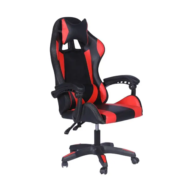 Free Sample Racing Computer Red Custom Office Game Rgb Logo Led Without Wheels Parts Gamer Massage Cheap Gaming Chair