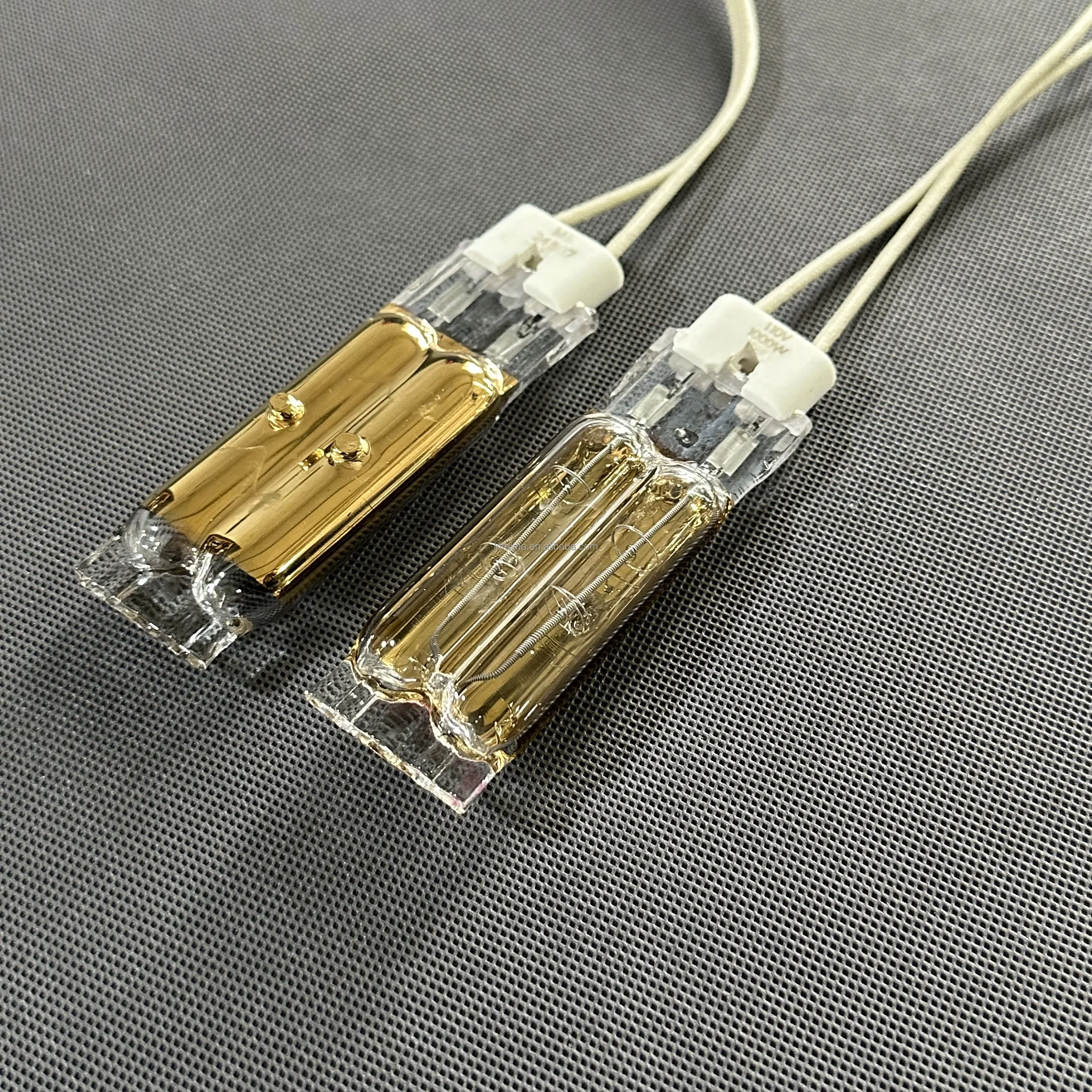 REMA  High efficiency golden Coated halogen quartz heater Dual infrared heat lamp light Ir heating bulb element  tube