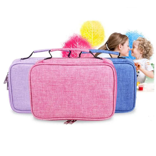 Multi-functional Stationery Pouch 72 Slots Colored Pencil Case For Artist Painting Portable Pencil Case