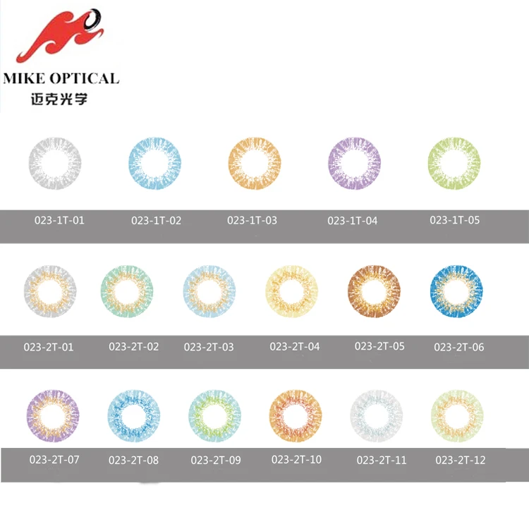 
Mix Color Mike Optical Color Women Beautiful Hot Sale eye Daily Contact Lens 