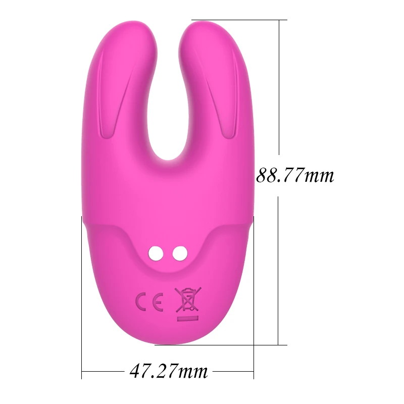 Nipple Clip Vibrating Breast Clamps Electric Nipple Stimulator With Remote Control Dual Head Nipple Clip Vibrators