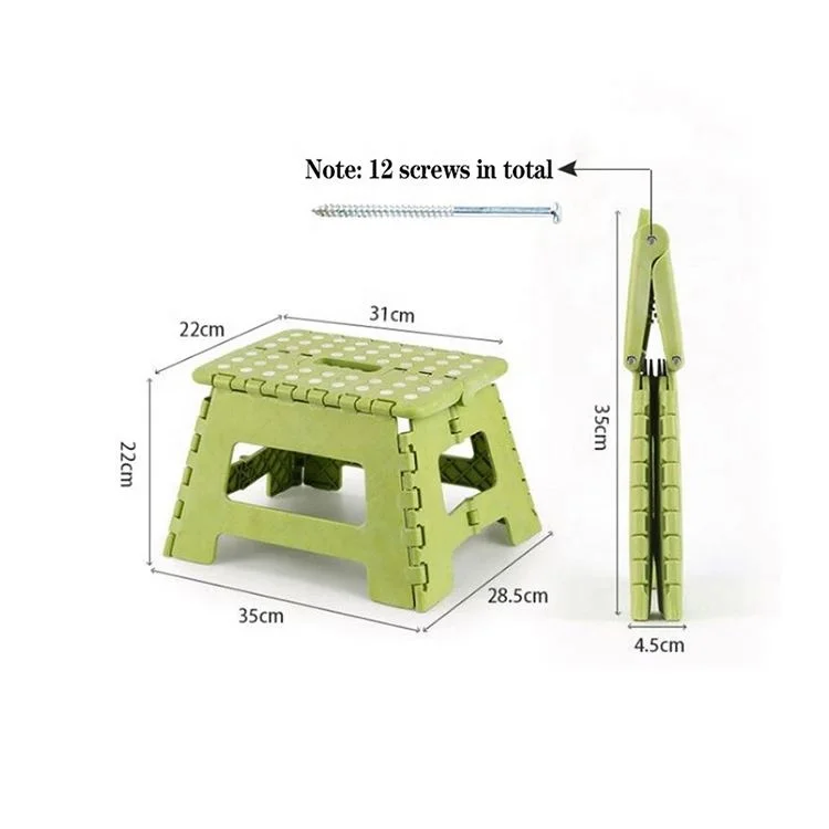 
china colorful cheap kitchen plastic folding chair / washing car/ fishing stool 